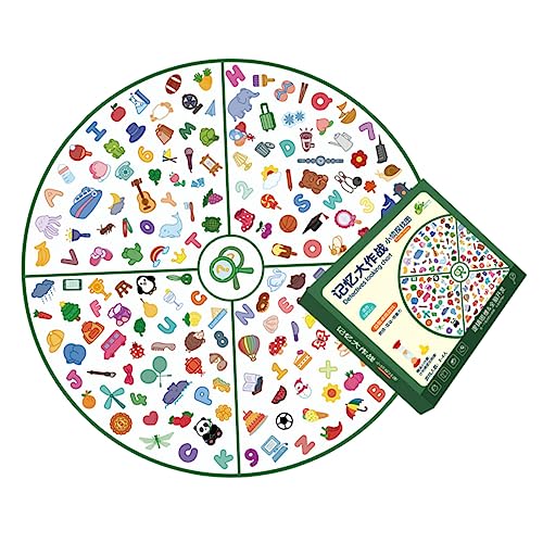 HEMOTON 1 Satz Denkspiel Puzzlespiel Für Kinder Puzzle-Spielzeug Gedächtnistrainingsspiele Spielzeug Partyspielspielzeug Lernspielzeug Gehirnspiele Spielzeug Kinderspiele Spielzeug Papier von HEMOTON