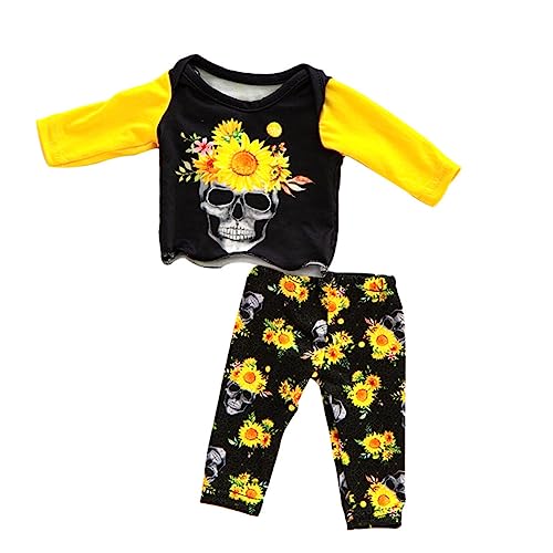 HEMOTON 1 Satz Halloween-puppenkleidung Puppen-Halloween-Pyjama Puppen Für Mädchen Babypuppenkleidung Halloween-Kleidung Für Babys Halloween-puppenkostüm Halloween-babykostüm Stoff von HEMOTON