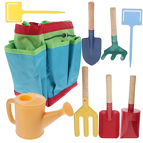 HEMOTON 1 Satz Kinder Rechen Kinder gartenwerkzeug gartengeräte Kinder Kinder-Gartenwerkzeug Werkzeuge für Kinder Gartenrechen für Kinder Strandspielzeug für Kinder Mini-Rechen Plastik von HEMOTON