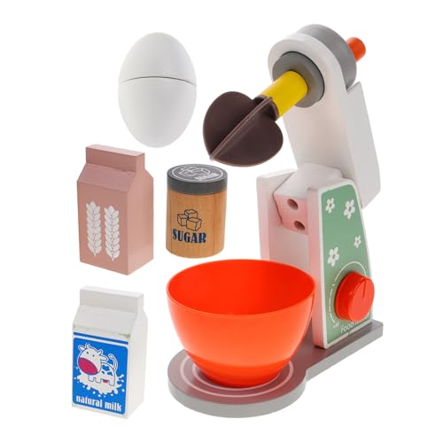 HEMOTON 1 Satz Kindermixer Kinder geben Küchenspielzeug vor Küchenspielzeug vortäuschen Kinder holzspielzeug Kinder küchenmaschine Mini-Mixer Simulations-Miniaturmixer für Kinder von HEMOTON