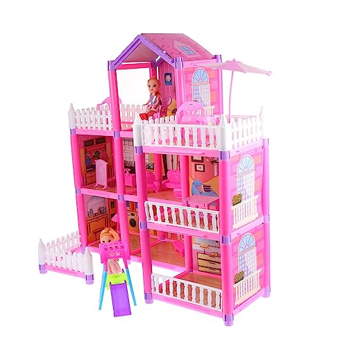 HEMOTON 1 Satz Kreatives Montieren Spielzeug Kunststoff DIY Castle Toy Pädagogisches Spielzeug von HEMOTON