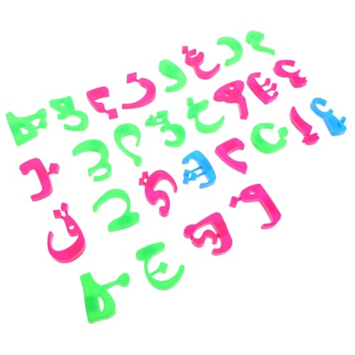 HEMOTON 1 Satz Magnetische arabische Buchstaben magnetspielzeug für Kinder Magnete für Kinder Buchstaben des Alphabets Kühlschrankmagnete für Kleinkinder Buchstaben Aufkleber Puzzlematte von HEMOTON