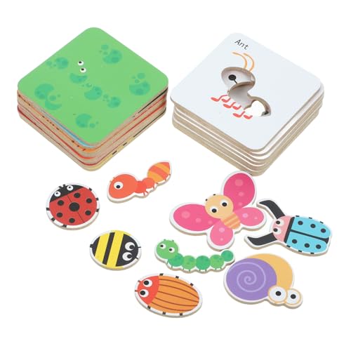 HEMOTON 1 Satz Puzzle Kindererziehung Spielzeug Rätsel Für Babys Lernrätsel Für Kleinkinder Lernspielzeug Für Kleinkinder Rätsel Für Kinder -rätsel Tiere Rätseln Kinderspielzeug Papier von HEMOTON