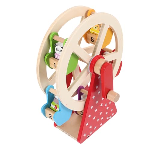 HEMOTON 1 Satz Riesenrad Holz rotierende Kinder Riesenrad Spielzeug für Kinder fokussiert interaktive Spiele Spielzeuge Puzzle lustiges Kinderspielzeug rotierendes Spielzeug Holz von HEMOTON