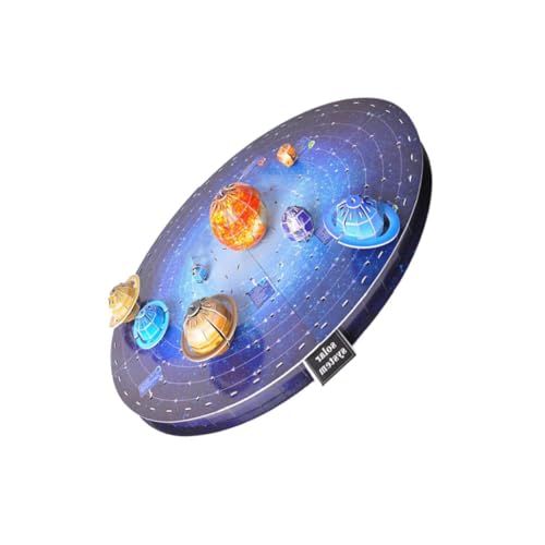 HEMOTON 1 Satz Sonnensystem Rätsel Für Kinder Planet Solarsystem Spielzeug Weltraumspielzeug Puzzles Puzzle-Matching-Spiel Kinder Spielset Rayan-Spielzeug Für Kinder Kinderspielzeug Papier von HEMOTON