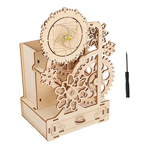 HEMOTON 1 Satz Stifthalter aus Holz holziges Spielzeug DIY-Bleistiftbehälter Uhr-Kit jucarii pentru copii hühner Spielzeug Toys DIY-Desktop-Ornament DIY-Puzzle-Stifthalter hölzern Brown von HEMOTON