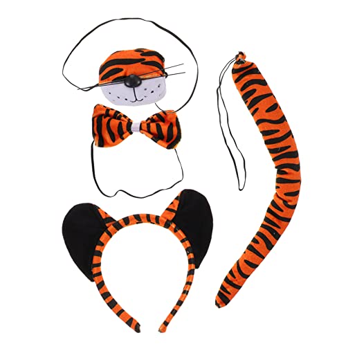 HEMOTON 1 Satz Tiger-Anzug Tigeranzug für Kinder Kleinkindkostüme Kostüm Kleinkind Karneval-Tiger-Kostüm-Sets Tiger-Stirnband Tigerkostüm Kinder Cosplay Kostüm Tiger Tigerohren Stoff von HEMOTON