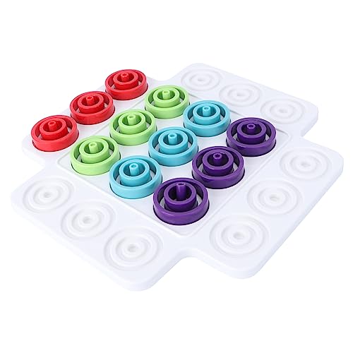 HEMOTON 1 Satz -Toe Schachbrett Lernspielzeug Für Kinder Brettspiel Spielzeug Interaktives Spielspielzeug Spielzeug Aus Holz Puzzlespielzeug Für Kinder Intelligenzspielzeug Plastik von HEMOTON