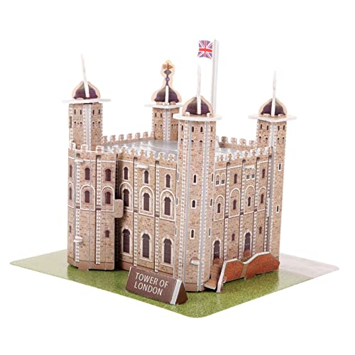 HEMOTON 1 Satz Tower of London-Puzzle Kinder Puzzle geobord London Tower Geduldsspiel architektonisches Rätsel Puzzle für Erwachsene einzigartige Rätsel für Erwachsene Papierpuzzle Bauen von HEMOTON