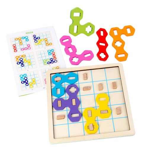 HEMOTON 1 Satz Vorschulspielzeug Holzpuzzle Lernen Brettpuzzles Für Kleinkinder Passendes Brett Holzpuzzle Für Kinder Lernrätsel Für Kleinkinder Bunte Rätsel -rätsel Colorful Papier von HEMOTON