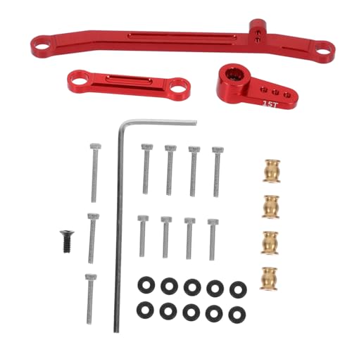 HEMOTON 1 Satz ferngesteuerte Autolenksäule RC-Auto-Spielzeugzubehör Fernauto-Reparaturteil Ferngesteuertes Auto Zubehör RC Auto Ersatzteil Autos RC-Car-Upgrade-Zubehör RC-Teile Legierung von HEMOTON