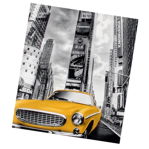 HEMOTON 1 Set 1000 Teile New York Street Dickes Papierpuzzle New York Street Puzzle Papierpuzzle Puzzles Für Kinder Puzzles Abschlussfeier Gelb von HEMOTON