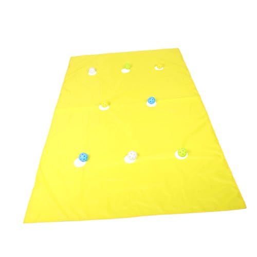 HEMOTON 1 Set Höhlenplane Spielmatte Bauspiele Outdoor Spiele Für Kinder Teambuilding Übungsaktivitäten Teamarbeitsspiele Gruppenspiel Lochplane Spiel Blumenerde Teamarbeit von HEMOTON