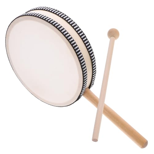 HEMOTON 1 Set Kinder Handtrommeln Percussion Spielzeug Handtrommel Instrument Handtrommel Hand Percussion Spielzeug Musikinstrumente Kinder Handtrommeln Musikspielzeug Für Kleinkind Holz von HEMOTON