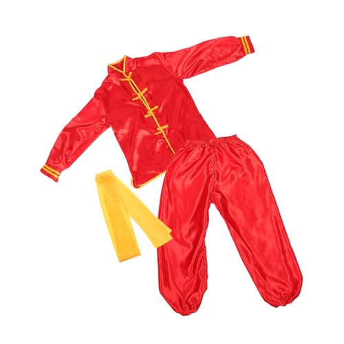 HEMOTON 1 Set Kinder Kampfsport Uniform Kostüme Für Kinder Tai Chi Uniformen Kostüm Kung Fu Kostüme Kinder Kampfsport Kostüm Kinder Kampfsport Ausrüstung Polyester von HEMOTON