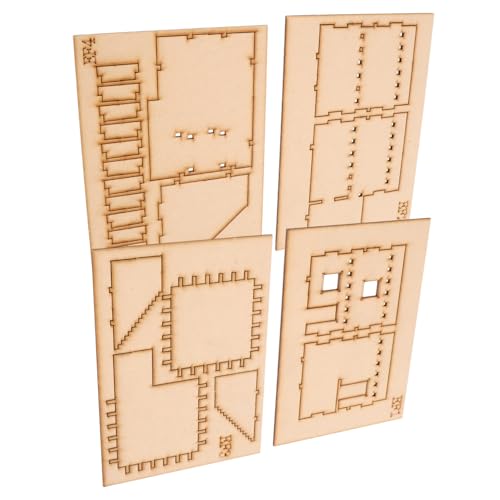 HEMOTON 1 Set Nahöstliches Holzpuzzle Modell DIY Handwerk Holzpuzzle Holzkabine Kit 3D Holzpuzzle Kit Holzpuzzle Für Kinder von HEMOTON