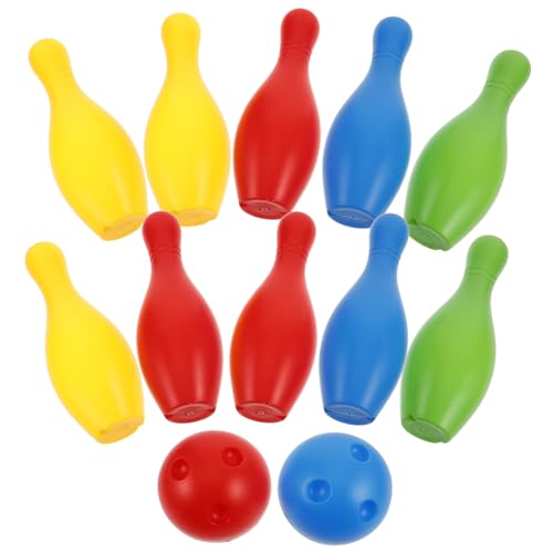 HEMOTON 1 Set Set Kinder Bowling Set Kinderspielzeug Kleinkinder Spielzeug Kleinkind Spielzeug Desktop Bowling Spiel Kinder Spiele Im Freien Bowling Ball Spielzeug Kinder Bowling von HEMOTON