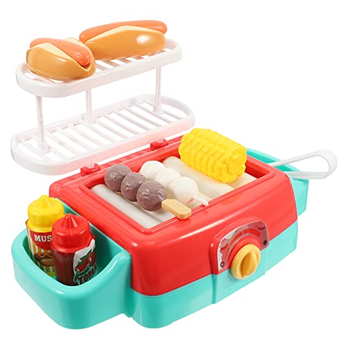 HEMOTON 1 Set Spielhaus Obstautomat Kreativer Grill Mini Grill Für Den Schreibtisch Grill Spielset Für Winzige Grill Spielsets Kleiner Grill Für Abs Kunststoff von HEMOTON