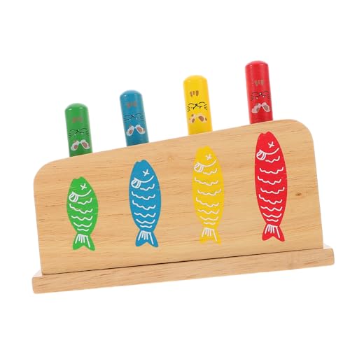 HEMOTON 1 Set Springenden Spiel Stick Für Passende Spiel Lernen Spiele Kognitive Interaktive Spiel Holz Katze Holz von HEMOTON