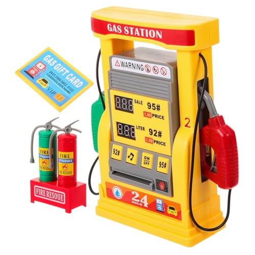 HEMOTON 1 Set Tankstelle Spielzeug Tankstelle Modellbausatz Für DIY Kinder DIY Modell Spielzeug DIY Station Modell DIY Tankstelle Kinder Spielzeug DIY Wartehalle Modell DIY Kinder von HEMOTON