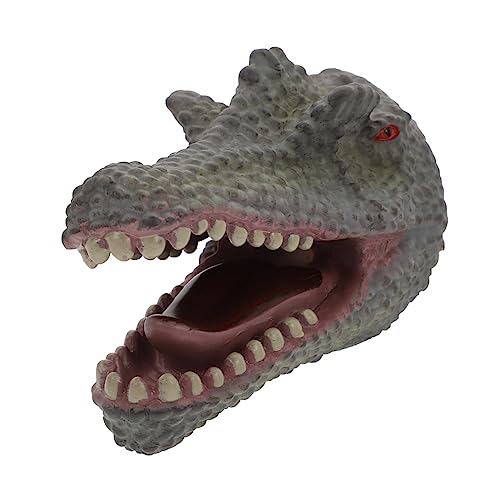 HEMOTON 1 Stück Dinosaurier Puppenhandschuhe Schattenpuppenfigur Handspielzeug Puppenspielzeug Hand Und Fingerspielzeug Tierkopfpuppe Handspiel Spielzeug Tierkopf von HEMOTON