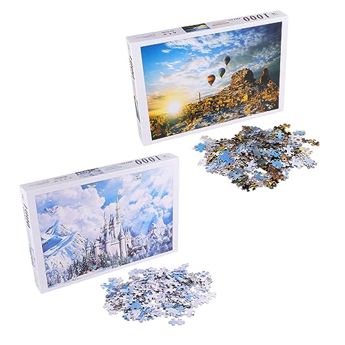 HEMOTON 1 Stück Puzzle für Erwachsene Puzzle-Spielzeug Denksportaufgaben für Erwachsene herausforderndes Rätsel Erwachsenen Puzzle Erwachsene Puzzle pädagogisches Puzzle Papierpuzzle von HEMOTON