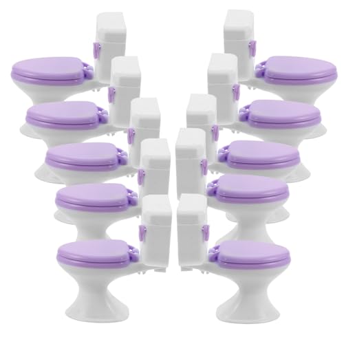 HEMOTON 10 Stück Badezimmer Puppenhaus Zubehör Dekoration Realistisches Mikrospielzeug Für Toilettensitz Layout Landschaft Haus Spielpuppe Spielkommode Mini/Simulation Möbel Miniatur HEMOTON 10 Stück Badezimmer Puppenhaus Zubehör Dekoration Realistisches Mikrospielzeug Für Toilettensitz Layout Landschaft Haus Spielpuppe Spielkommode Mini/Simulation Möbel Miniatur von HEMOTON