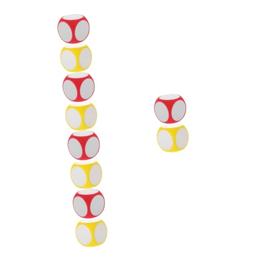 HEMOTON 10 Stück Löschende Würfel Klassenzimmer Würfel Große Würfel Party Würfel Würfel Zum Basteln DIY Leere Würfel Party Spiel Würfel Große Würfel Spielwürfel Requisiten von HEMOTON