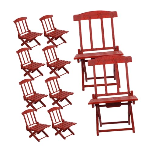 HEMOTON 10stücke Klappbarer Strandstuhl Für Puppenhäuser Miniatur-sonnenliege Terrassenmöbel Im Maßstab Strandkorb-Accessoire Für Feengärten Und Dekoration Puppenhausmöbel HEMOTON 10stücke Klappbarer Strandstuhl Für Puppenhäuser Miniatur-sonnenliege Terrassenmöbel Im Maßstab Strandkorb-Accessoire Für Feengärten Und Dekoration Puppenhausmöbel von HEMOTON