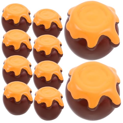 HEMOTON 10 Stück Simuliertes Honigglas Dekorationszubehör Für Puppenhäuser Honigtopf Puppenhaus-lebensmitteldose Falsches Honigglas Mini Marmeladengläser Dollhouse Mini Jar Harz HEMOTON 10 Stück Simuliertes Honigglas Dekorationszubehör Für Puppenhäuser Honigtopf Puppenhaus-lebensmitteldose Falsches Honigglas Mini Marmeladengläser Dollhouse Mini Jar Harz von HEMOTON