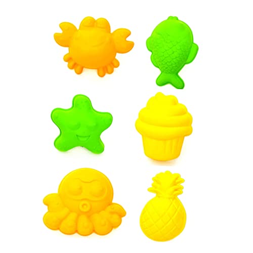 HEMOTON 10-Teiliges Set Sandspielzeug für den Strand Sand Spielen Strandspielzeug für Kinder Sandbagger-Spielzeug tierische Sandformen Kinderspielzeug Eimer Sandwerkzeuge Colorful von HEMOTON