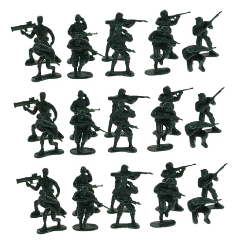 HEMOTON 100 Stück Soldatenmodell Kinderspielzeug Mini Spielzeug Spielzeug Aus Kunststoff Armeemänner Kriechender Soldat Miniatur Soldatenfiguren Armeespiele Armee Motto von HEMOTON