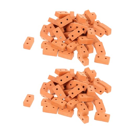 HEMOTON 100 Stück Teiliges Miniatur Ziegelset Realistische Kleine Bausteine für DIY Puppenhaus Architekturmodell Gartenlandschaft Fördert Kreativität und Räumliches Denken HEMOTON 100 Stück Teiliges Miniatur Ziegelset Realistische Kleine Bausteine für DIY Puppenhaus Architekturmodell Gartenlandschaft Fördert Kreativität und Räumliches Denken von HEMOTON