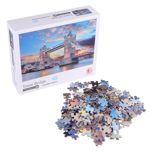 HEMOTON 1000 Teile Puzzle Landschaft Puzzles Kinderpuzzles 3D Puzzle Zum Zusammenbauen DIY Denksportaufgaben Pädagogisch Für Kinder Puzzles Für Erwachsene Kinder von HEMOTON