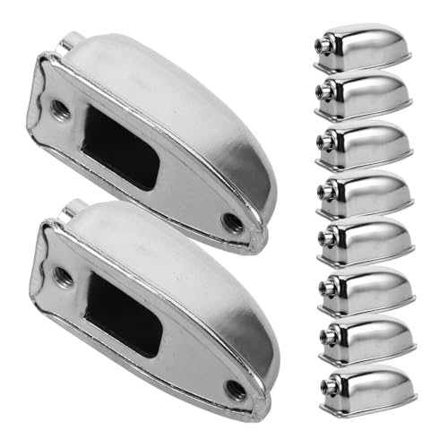 HEMOTON 10st Lugs-Schlagzeug Single-end-trommelböckchen Trommelklauenhaken Teile Für Schlaginstrumente Teile Von Musikinstrumenten Tom Drum Lugs Böckchen Für Bassdrum Eisen Silver von HEMOTON