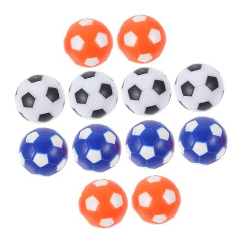 HEMOTON 12 Stück Mini-Tischfußballmaschine tischfussballtisch Foosball Mini-Tischfußballspiel schwebender Fußball Bälle für Tischspiele Tischfußballball Hüften (umweltfreundliches Harz) von HEMOTON