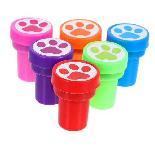 HEMOTON 12 Stück Teiliges Stempel Pfotenmotiv Bunte Farben Sicher Langlebig für Scrapbooking DIY Basteln Partybelohnungen Geschenkdekoration HEMOTON 12 Stück Teiliges Stempel Pfotenmotiv Bunte Farben Sicher Langlebig für Scrapbooking DIY Basteln Partybelohnungen Geschenkdekoration von HEMOTON