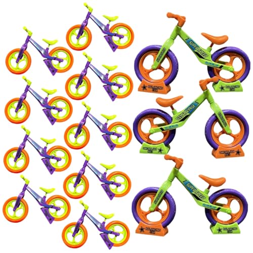 HEMOTON 12St Karotten-Balance-Auto Fahrräder Fahrrad mit Stützrädern Roller Balance kinderfahrrad laufrad Fahrrad zusammenbauen Kleinkindspielzeug Plastik von HEMOTON