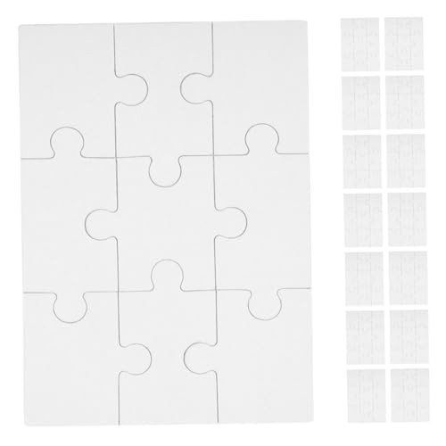 HEMOTON Leeres Puzzle-Set Mit 15 Blättern Zeichenpuzzle Für Die Fantasie Und Projekte Von Jungen Und Mädchen von HEMOTON