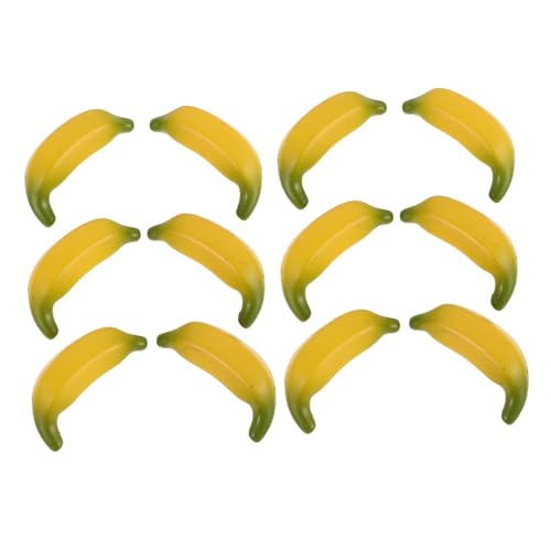 HEMOTON 15st Simulierte Banane Basteln Mit Bananen Aus Harz Falsches Obstdekor Künstliche Bananen Kleines Bananendekor Bananenmodell Künstliche Früchte Fruchtmodell Winzige Bananen Plastik von HEMOTON