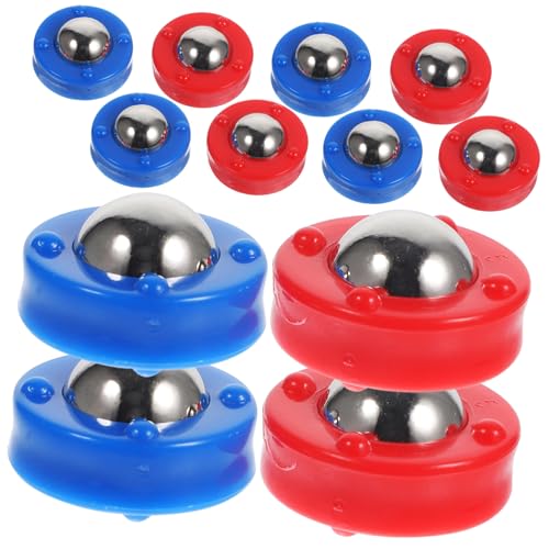 HEMOTON 16 Stück Tisch Shuffleboard Tischspaß Familienspiel Mini Bälle Roller Rollende Perlen Ausrüstung Schiebeperlenspiele Lustige Rollperlen Kostenlose Schiebebälle von HEMOTON