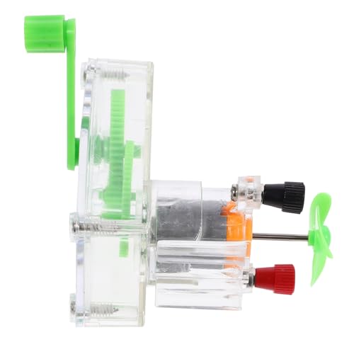 HEMOTON 1Satz Handkurbelgenerator DIY Manuelles Generatormodell zur Energieumwandlung für Experimente Fördert Lernen und Kreativität kein Strom HEMOTON 1Satz Handkurbelgenerator DIY Manuelles Generatormodell zur Energieumwandlung für Experimente Fördert Lernen und Kreativität kein Strom von HEMOTON