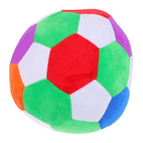 HEMOTON 1Stk Simulation Fußball für kinderspielzeug wohnungsdeko Plüschpuppenspielzeug Kugelhalter-Ausstellungsstand Kissen in Fußballform Fußballmodell Colorful von HEMOTON