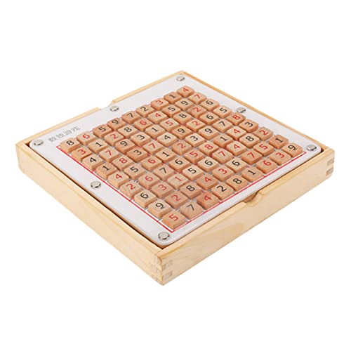 HEMOTON 1stk Sudoku-Spiel Schach Zähl-lernspiel Aufklärungsspielzeug Für Kinder Lernspielzeug Zum Zählen Spielzeug Für Die Früherziehung Mathe-lernspielzeug Kinder Rätsel Holz von HEMOTON