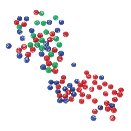 HEMOTON 2 Packungen Ball Der Lotteriemaschine Aktivität Lotteriekugeln Aktivität Lotteriebälle Ersatz Für Bingokugeln Bingo-käfig-bälle Kugellotteriekugeln Plastik Verblasst Nicht Kapsel von HEMOTON