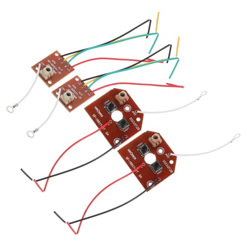 HEMOTON 2 Sätze Fernbedienungsmodul Rc-car-empfängerplatine Frühes Lernspielzeug Wissenschafts-Technologie-Spielzeug Rc-Auto-Spielzeug Zum Selbermachen Rc-Spielzeug Zum Selbermachen Kupfer von HEMOTON