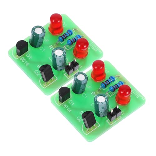 HEMOTON 2 Sätze Lötübungsset für Anfänger mit Blinkendem LED modul Elektronisches DIY Kit für Praktische Löterfahrungen Vielseitig für Schule Experimente und Hobby LED bistabil schaltung HEMOTON 2 Sätze Lötübungsset für Anfänger mit Blinkendem LED modul Elektronisches DIY Kit für Praktische Löterfahrungen Vielseitig für Schule Experimente und Hobby LED bistabil schaltung von HEMOTON
