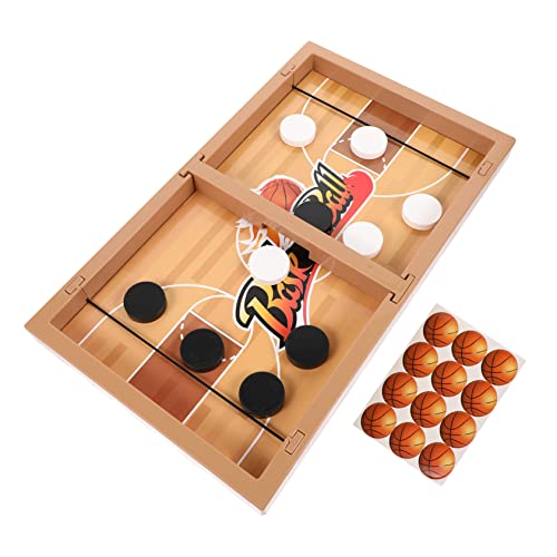 HEMOTON 2 Sätze hüpfendes Schach interaktives Spielzeug kinderspielzeug Partyzubehör Tischspiel Familienbrettspiele Desktop-Eishockeyspiel Schach Spielzeug Brettspiele Spielzeug Plastik von HEMOTON