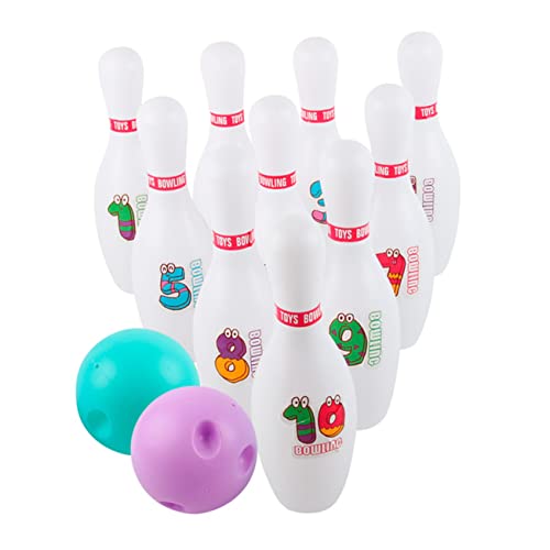 HEMOTON 2 Sets Kinder Bowling Wurf Bowling Spiel Bowling Familienspielzeug Kinder Bowling Spielzeug Kinder Outdoor Spielset Kinder Bowling Pin Bowling Wurf Kinder Outdoor Spielzeug von HEMOTON