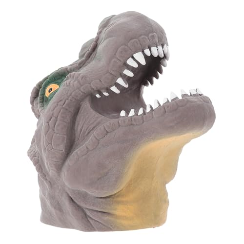 HEMOTON 2 Stück Dinosaurier Handpuppe Dinosaurier Fingerspielzeug Fingerpuppe Dino Kopf Fingerspielzeug Kinder Fingerspielzeug Fingerpuppen Kinderspielzeug Kinderspielzeug von HEMOTON